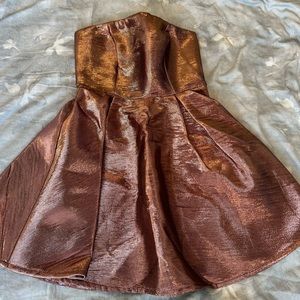 Top shop pink scuba material cocktail dress